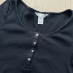 Thumbnail for Ribbed crew-neck T-shirt