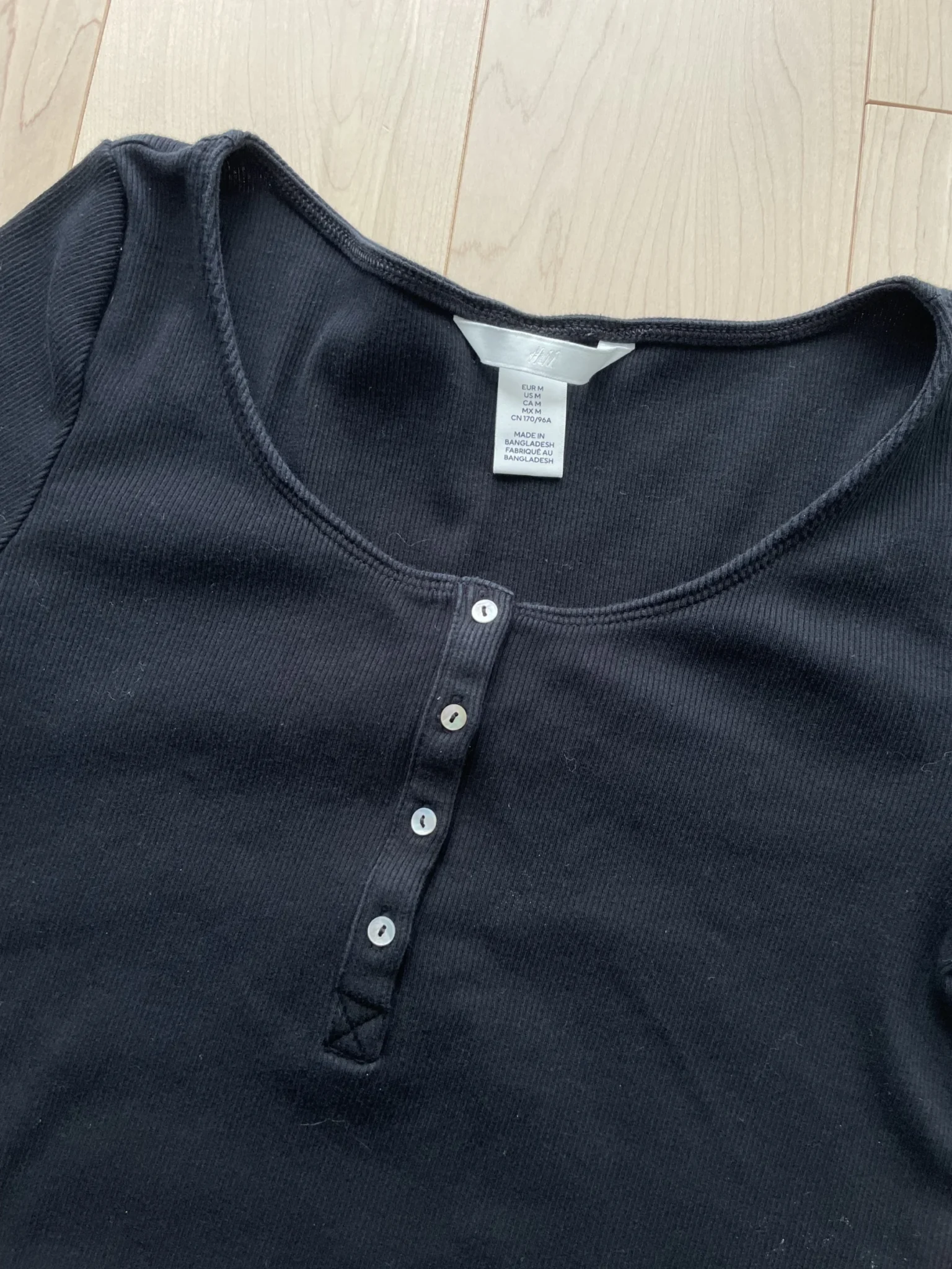 Image for Ribbed crew-neck T-shirt