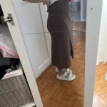 Thumbnail for Jupe tricot taupe
