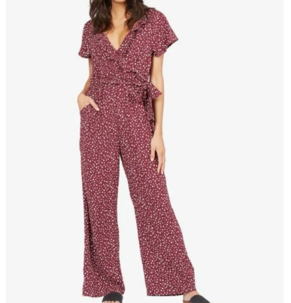 Roxy/Jumpsuit Bourgogne à pois Sz XS Roxy seconde main