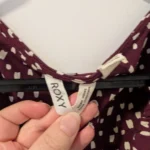 Thumbnail for Roxy/Jumpsuit Bourgogne à pois Sz XS