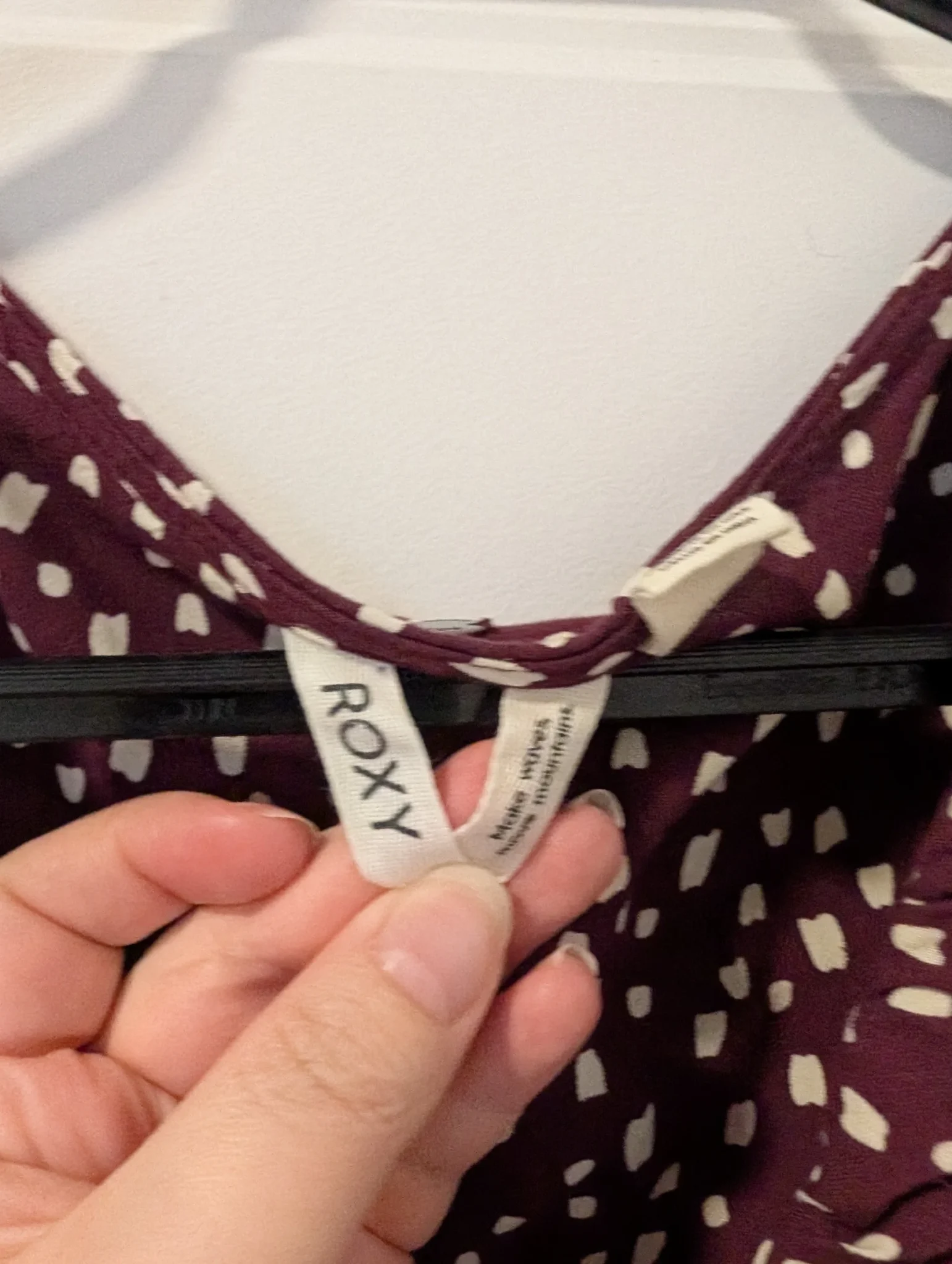 Image for Roxy/Jumpsuit Bourgogne à pois Sz XS