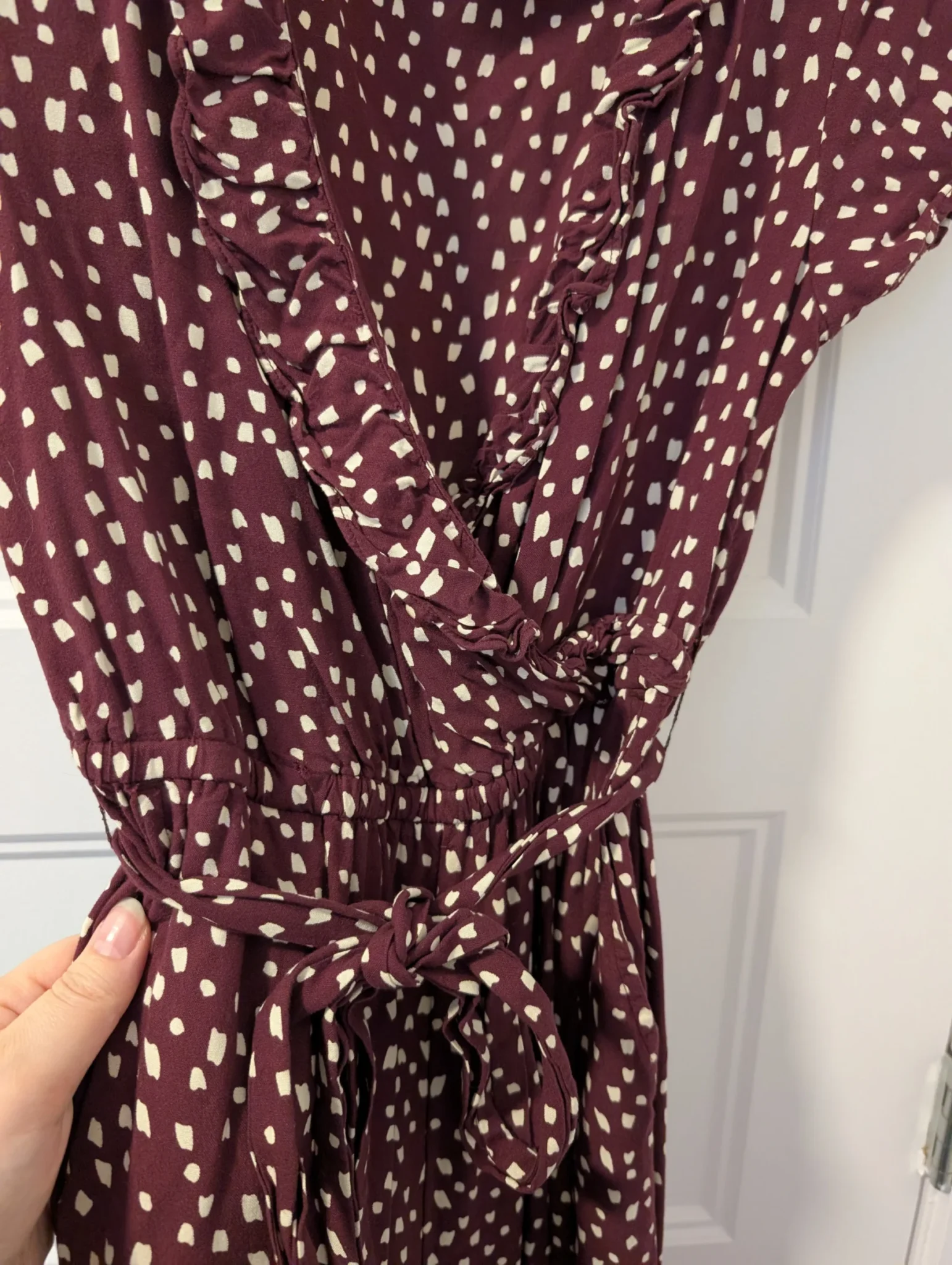 Image for Roxy/Jumpsuit Bourgogne à pois Sz XS