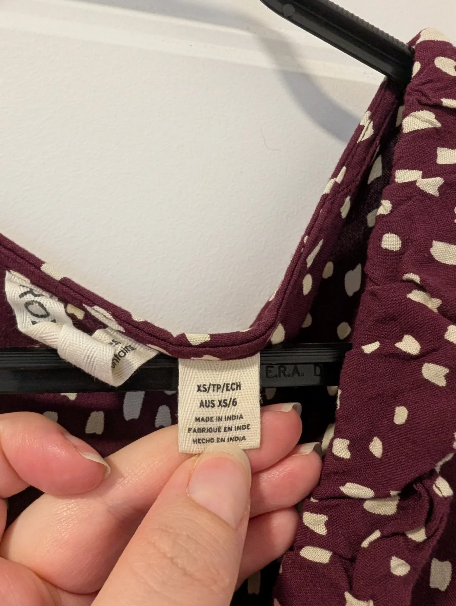 Image for Roxy/Jumpsuit Bourgogne à pois Sz XS