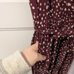 Thumbnail for Roxy/Jumpsuit Bourgogne à pois Sz XS