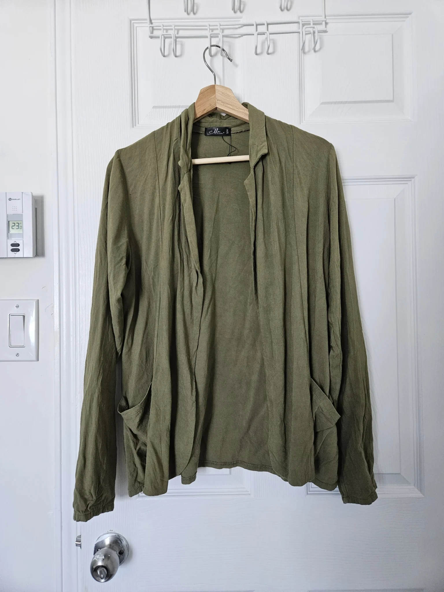Featured image for Ellalifestyle, blouson fait au québec, lin, S/M