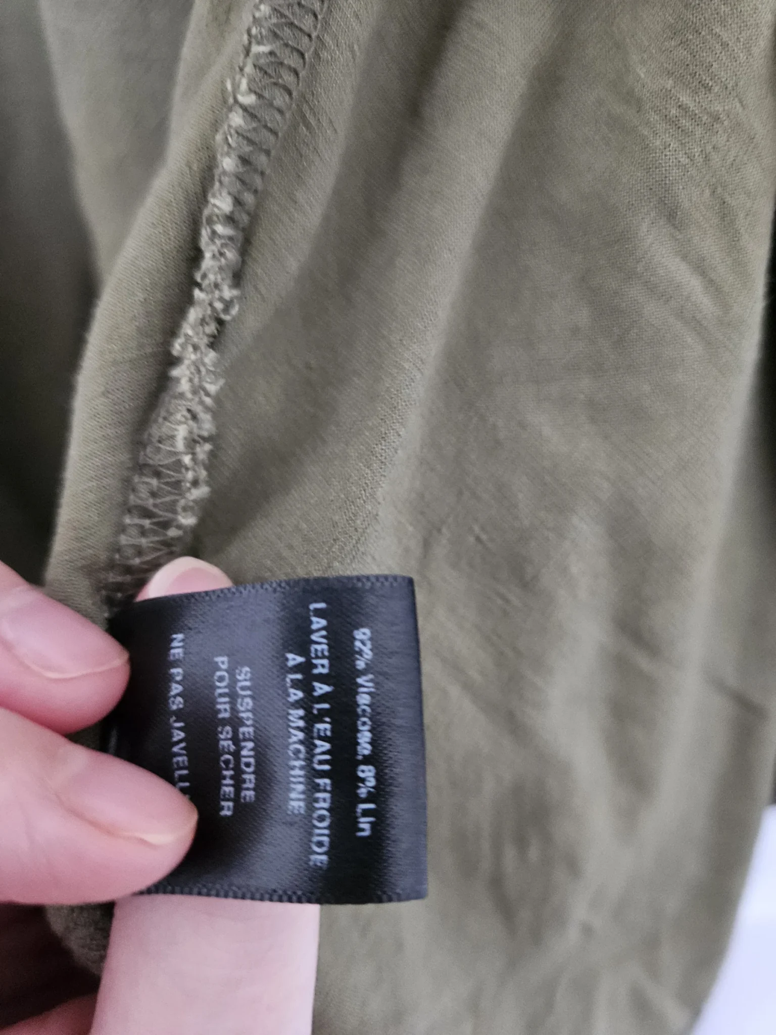 Image for Ellalifestyle, blouson fait au québec, lin, S/M