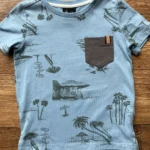Featured thumbnail for T-shirt Chat botté bleu gr.4