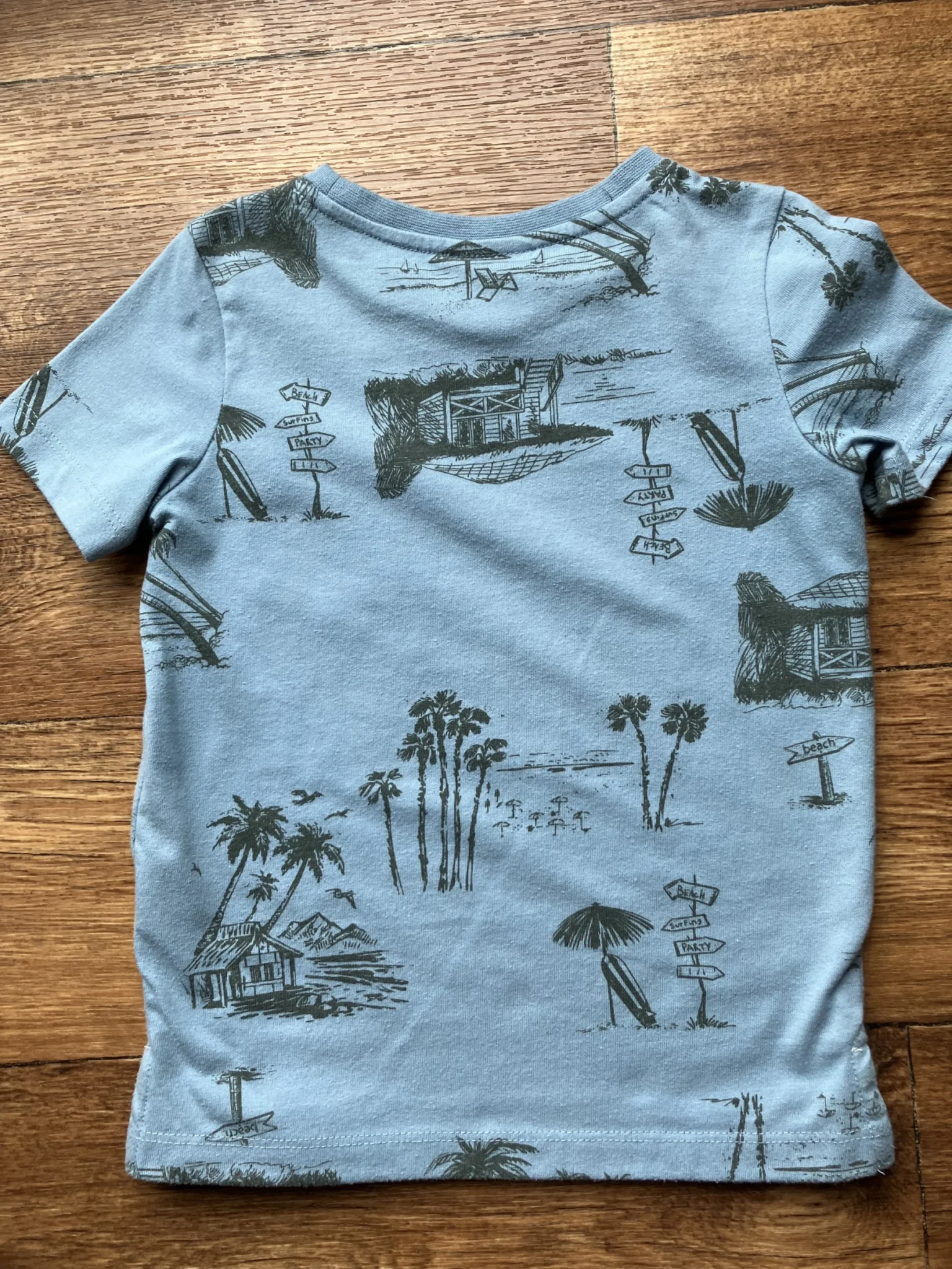 Image for T-shirt Chat botté bleu gr.4