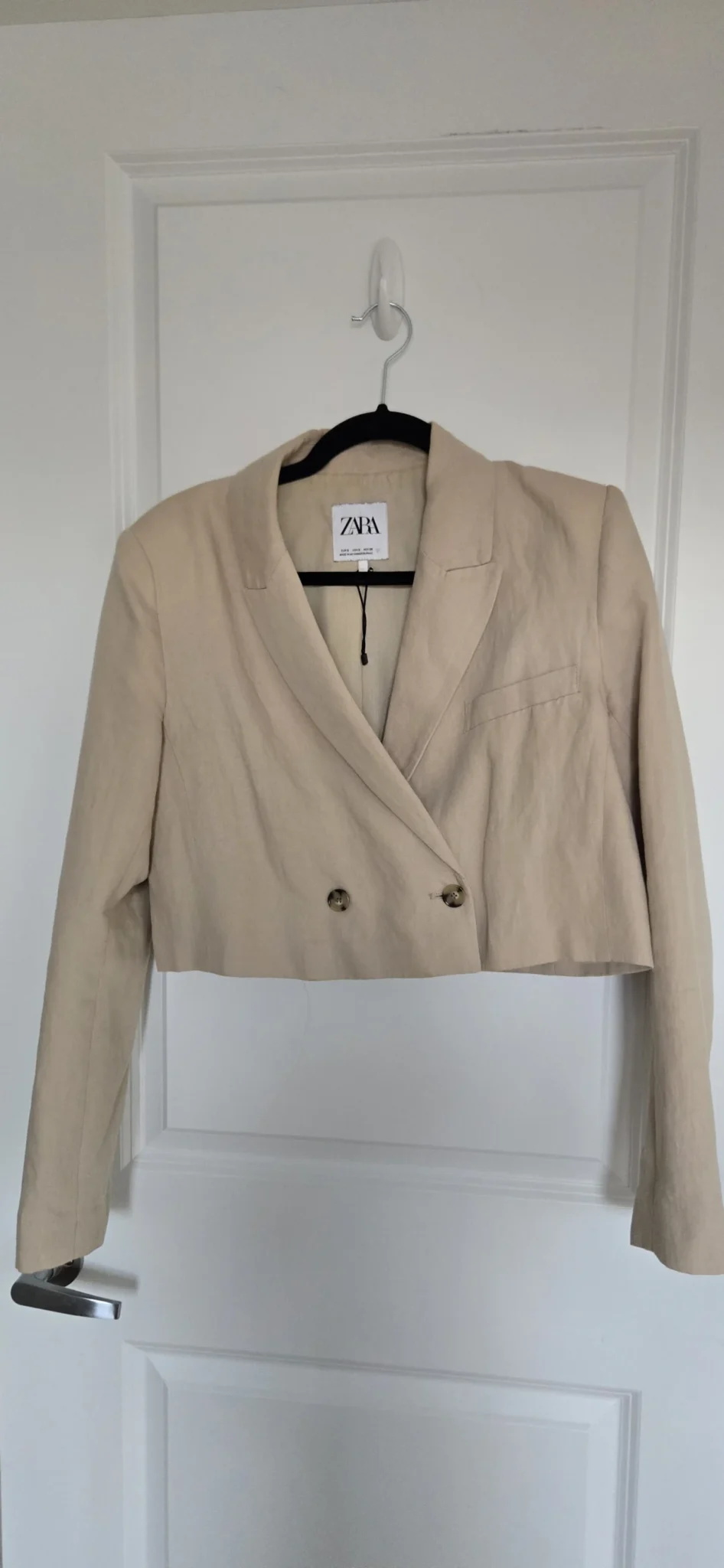 Featured image for Veston crop Zara beige/naturel
