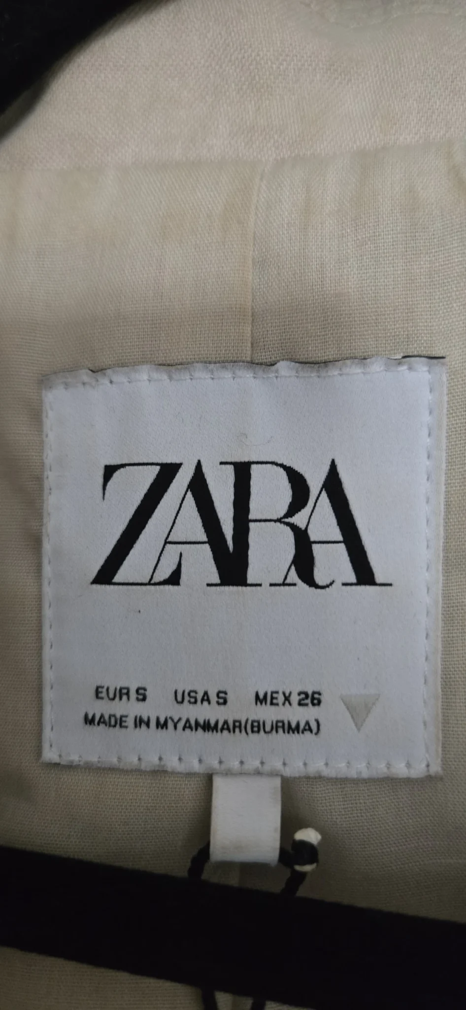 Image for Veston crop Zara beige/naturel