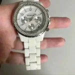 Thumbnail for Montre MICHAEL KORS En Acrylique Blanche