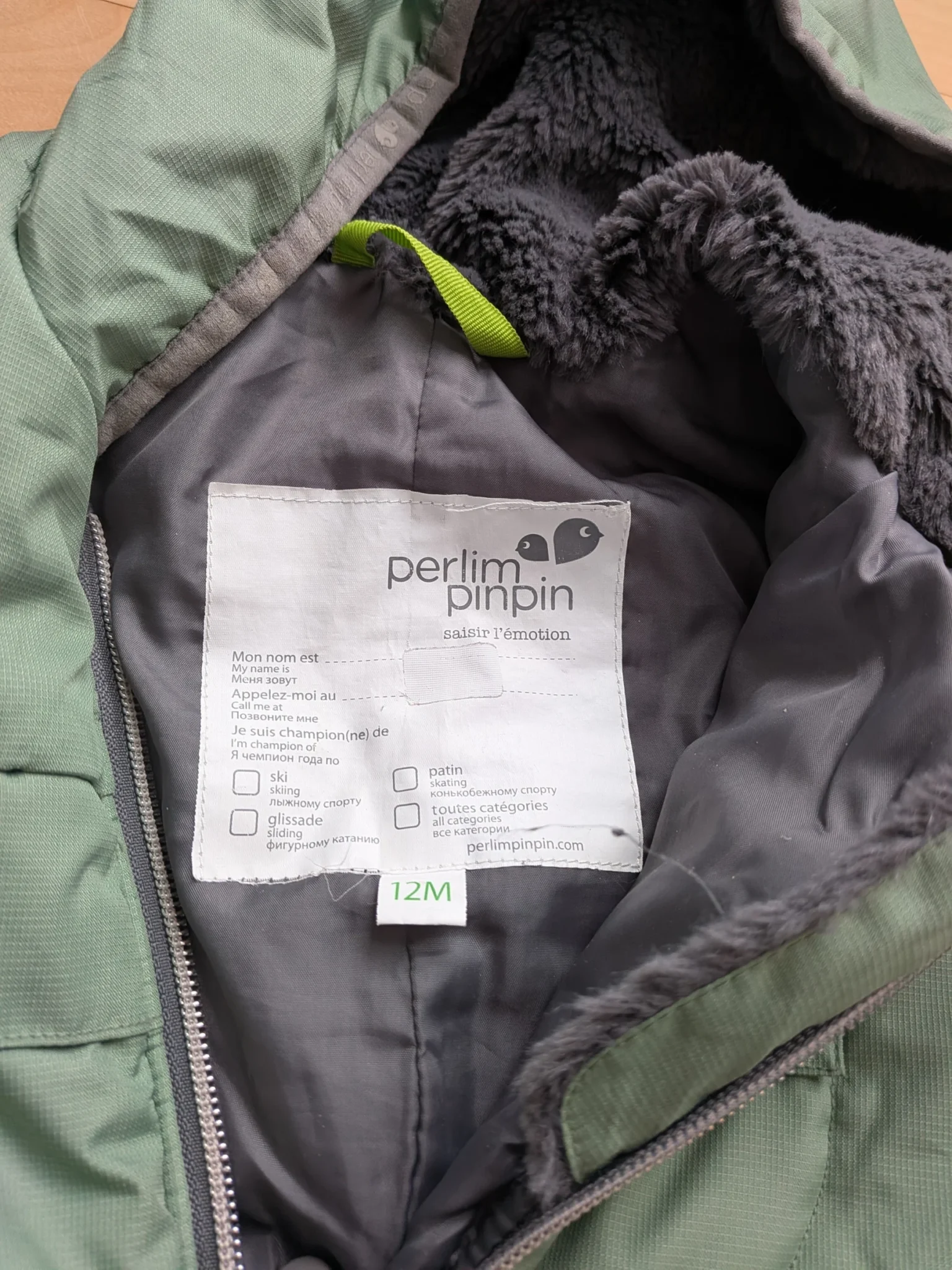 Image for Manteau hiver Perlimpinpin