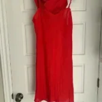 Thumbnail for Robe Courte Rouge Manches Longues - TRINA TURK - Sz0