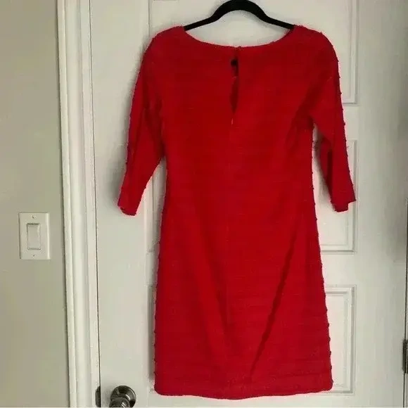 Image for Robe Courte Rouge Manches Longues - TRINA TURK - Sz0