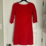 Thumbnail for Robe Courte Rouge Manches Longues - TRINA TURK - Sz0