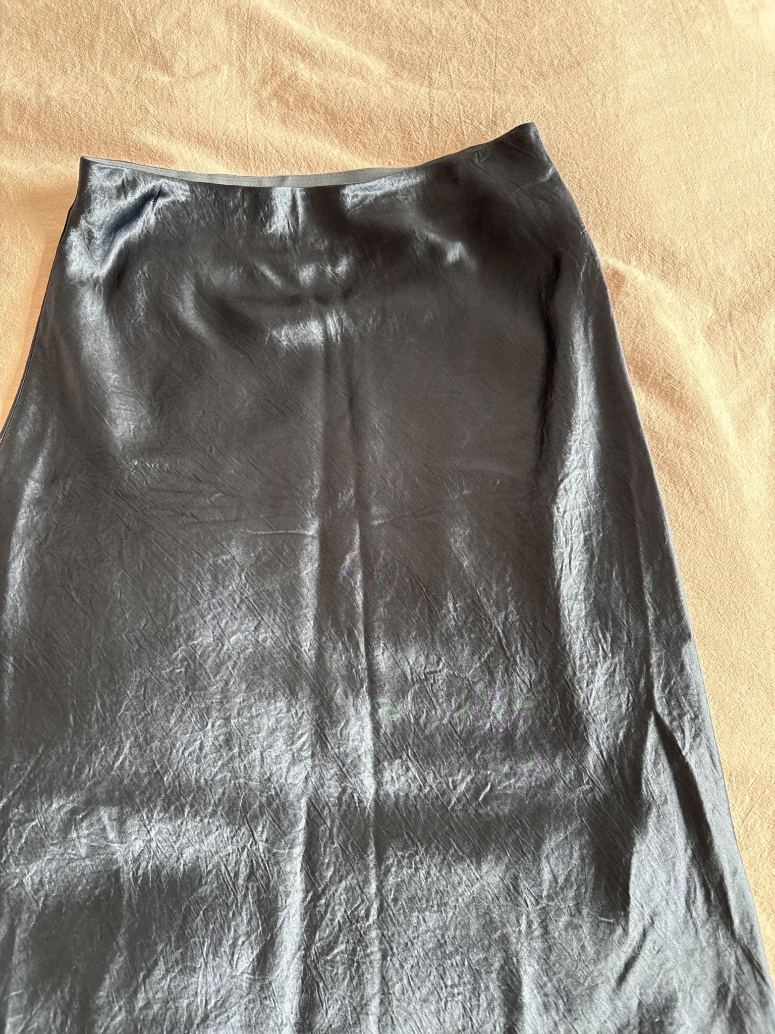 Image for Jupe satin mi-longue