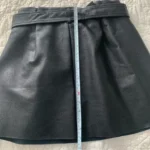 Thumbnail for Mini-Jupe en Faux Cuir Noir ZARA - Medium