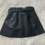 Thumbnail for Mini-Jupe en Faux Cuir Noir ZARA - Medium