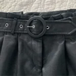 Thumbnail for Mini-Jupe en Faux Cuir Noir ZARA - Medium