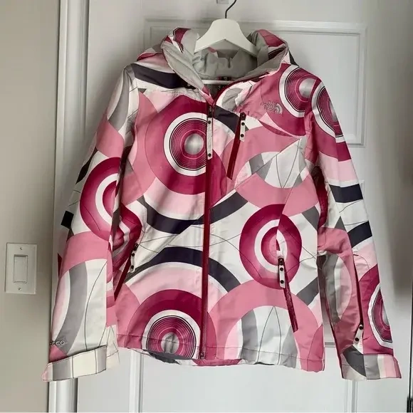 Image for THE NORTH FACE -  Manteau d'hiver de SKi - Motif rose et blanc - Small