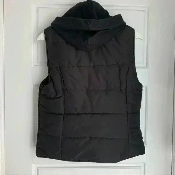 Image for Manteau sans manche Veste Puffer Noir avec Capuchon TOMMY HILFIGER - Small