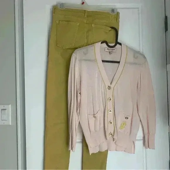 Image for Ensemble de jean et cardigan JUICY COUTURE - Grandeur 25 et Small