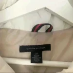 Thumbnail for Manteau d'Hiver 3/4 Puffer en Nylon avec Capuchon - TOMMY HILFIGER - Small