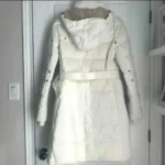 Thumbnail for Manteau d'Hiver 3/4 Puffer en Nylon avec Capuchon - TOMMY HILFIGER - Small