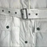 Thumbnail for Manteau d'Hiver 3/4 Puffer en Nylon avec Capuchon - TOMMY HILFIGER - Small