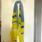Thumbnail for Lightweight Scarf / Pashmina Blue, White, Yellow - DANIER