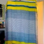 Thumbnail for Lightweight Scarf / Pashmina Blue, White, Yellow - DANIER
