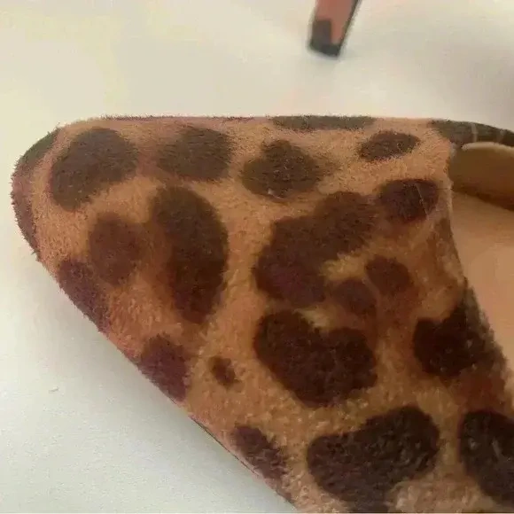 Image for Leopard High Heels Pumps Shoes - Size 7