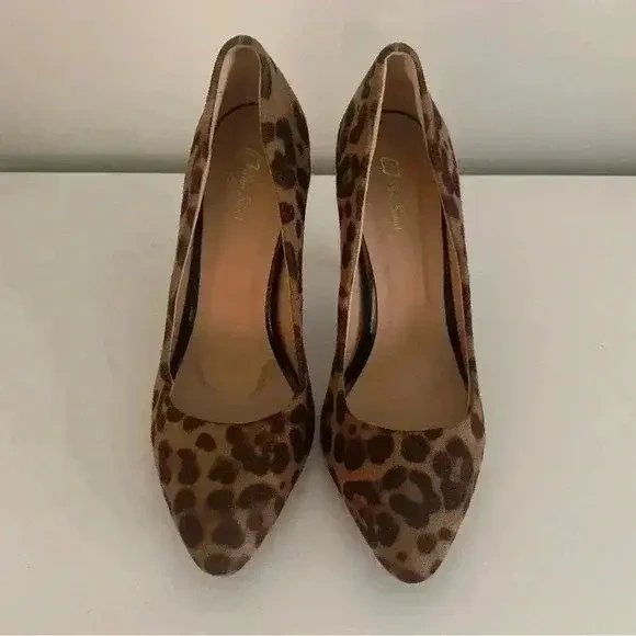 Image for Leopard High Heels Pumps Shoes - Size 7