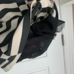 Thumbnail for Diane Von Furstenberg DVF Kathleen Striped Sheath Dress - Noir et Blanc Cassé- Small