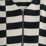 Thumbnail for Diane Von Furstenberg DVF Kathleen Striped Sheath Dress - Noir et Blanc Cassé- Small