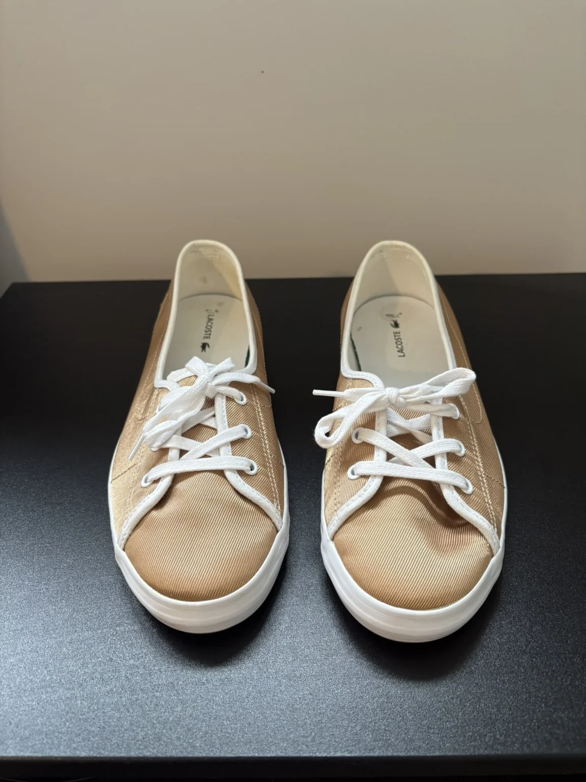 Image for Espadrilles Lacoste Ziane Chunky 119 3 CFA pour femmes, or et blanc