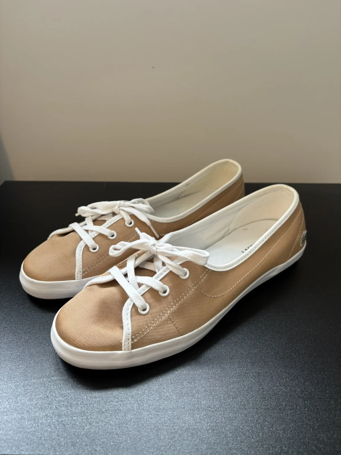Image for Espadrilles Lacoste Ziane Chunky 119 3 CFA pour femmes, or et blanc