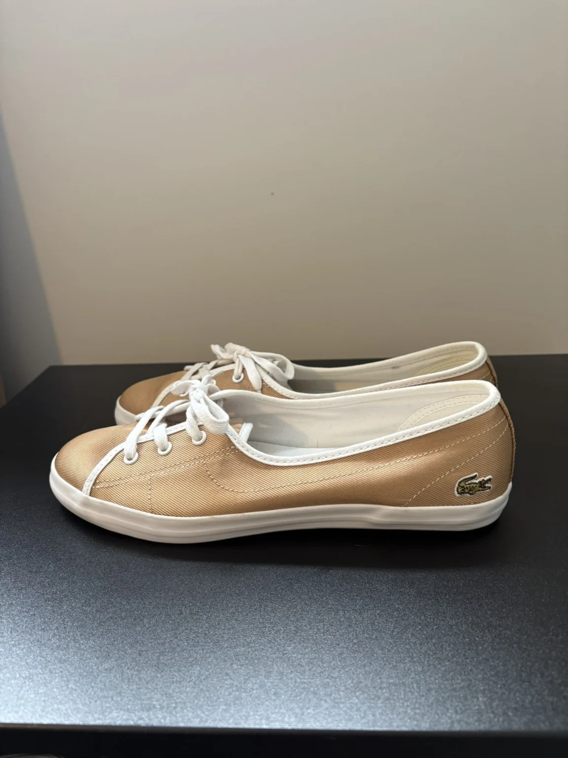 Image for Espadrilles Lacoste Ziane Chunky 119 3 CFA pour femmes, or et blanc