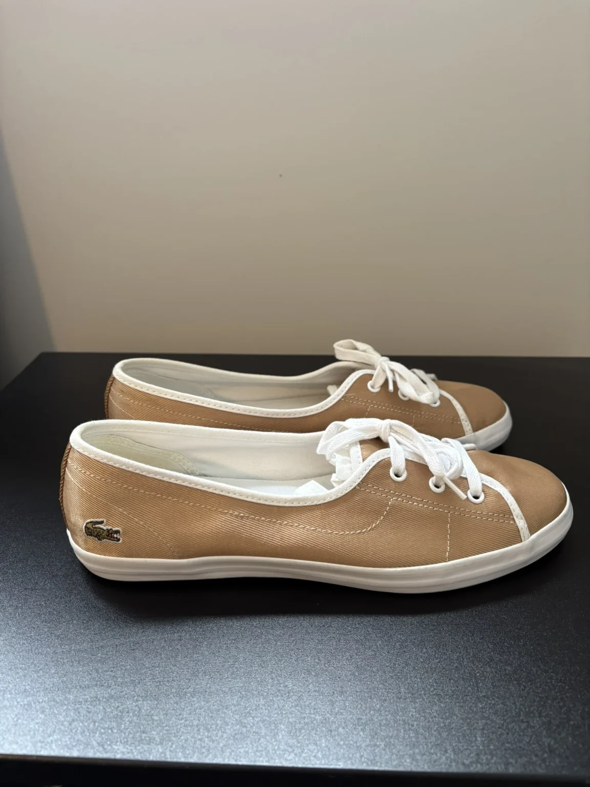 Image for Espadrilles Lacoste Ziane Chunky 119 3 CFA pour femmes, or et blanc