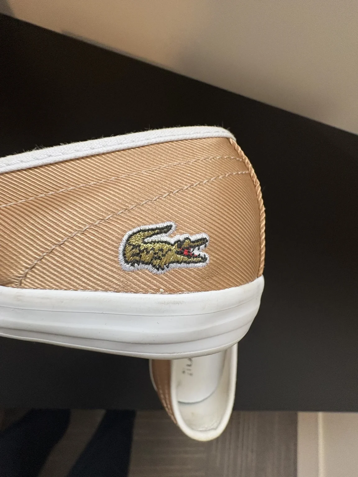 Image for Espadrilles Lacoste Ziane Chunky 119 3 CFA pour femmes, or et blanc