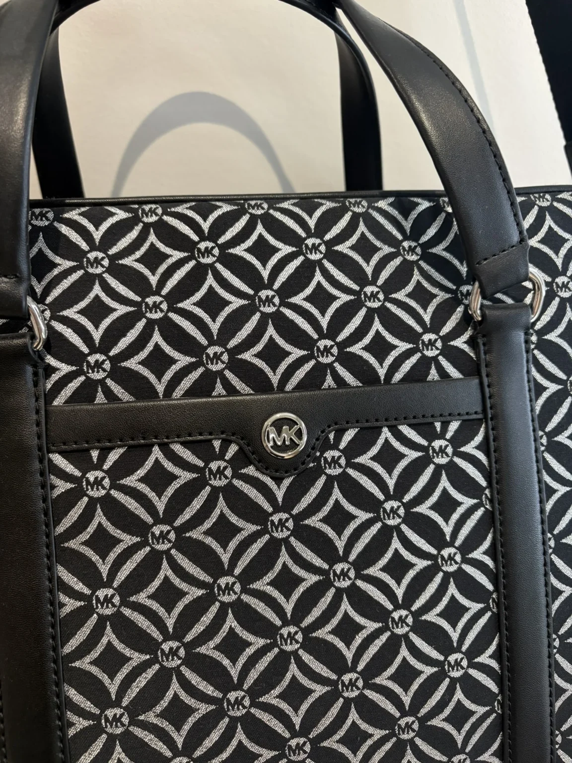 Image for Sac de voyage week-end XL Michael Kors noir/argent