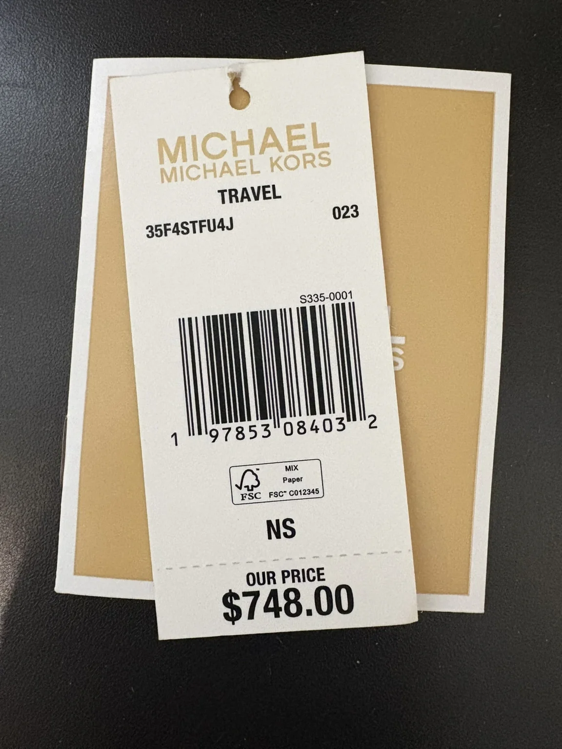 Image for Sac de voyage week-end XL Michael Kors noir/argent