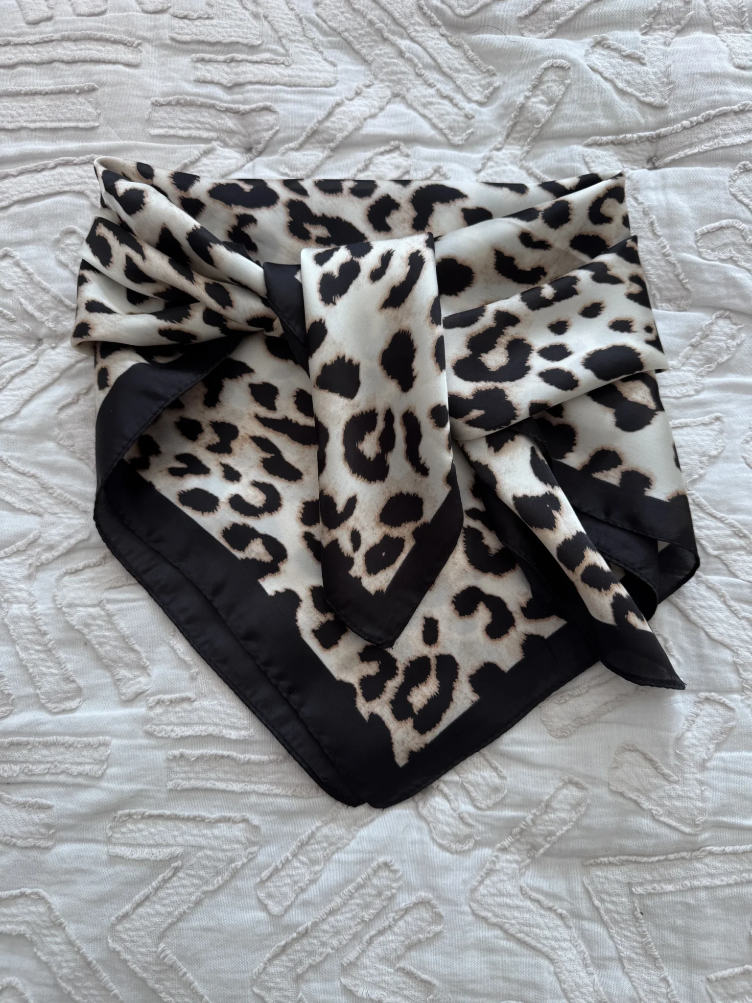 Image for Foulard imprimé léopard