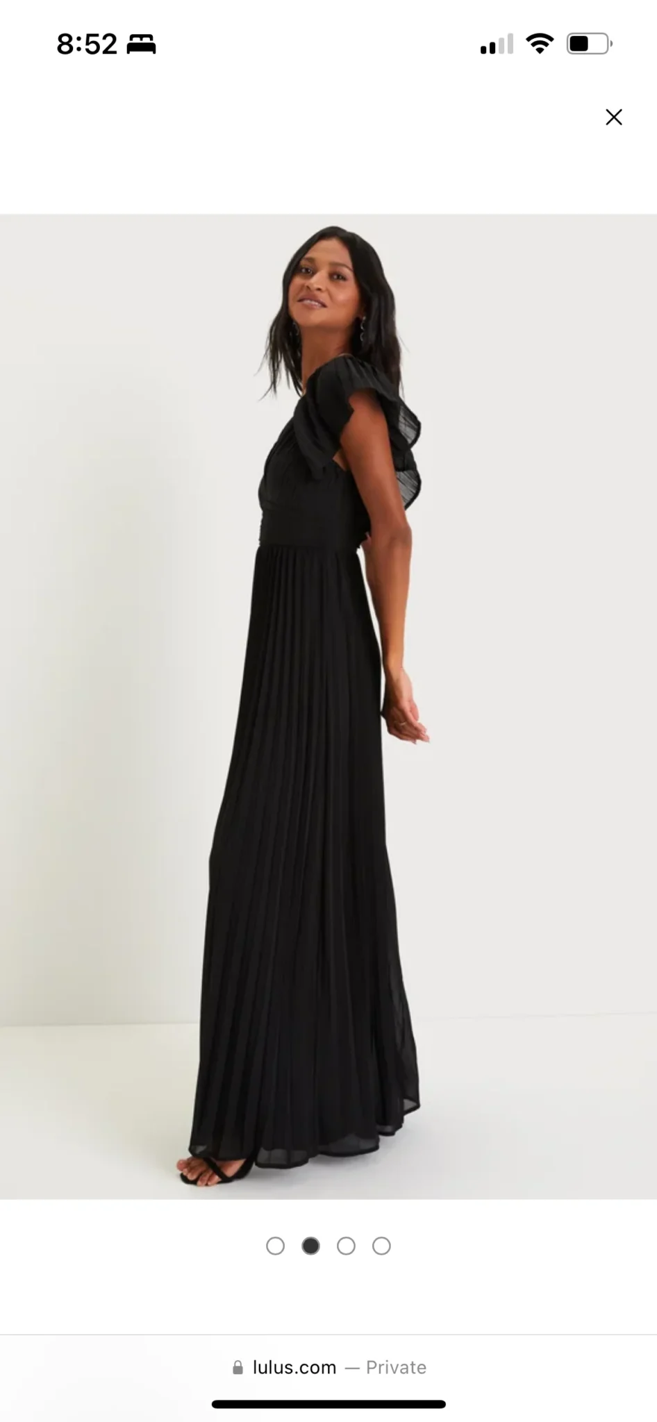 Image for Robe longue noire boutique Lulus