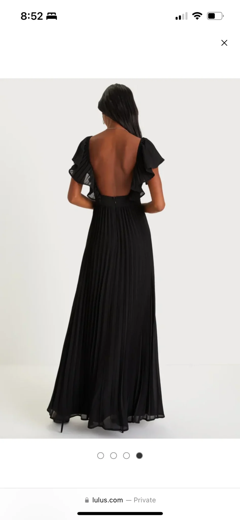 Image for Robe longue noire boutique Lulus