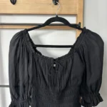 Featured thumbnail for Blouse noire Abercrombie & Fitch