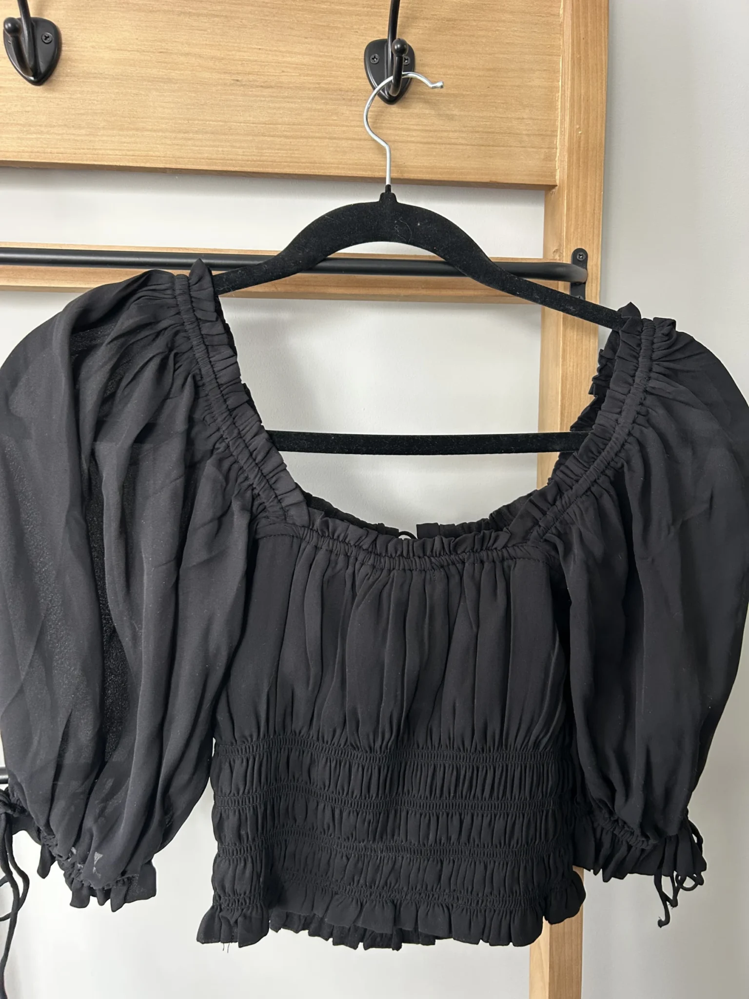 Image for Blouse noire Abercrombie & Fitch