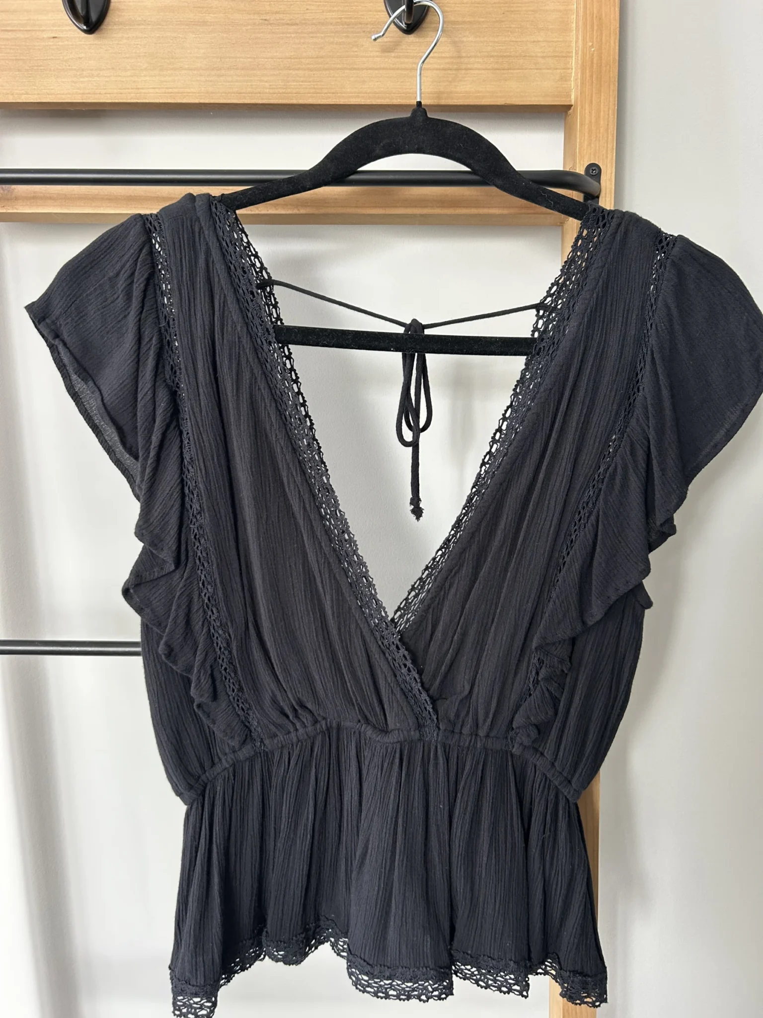 Featured image for Black camisole blouse