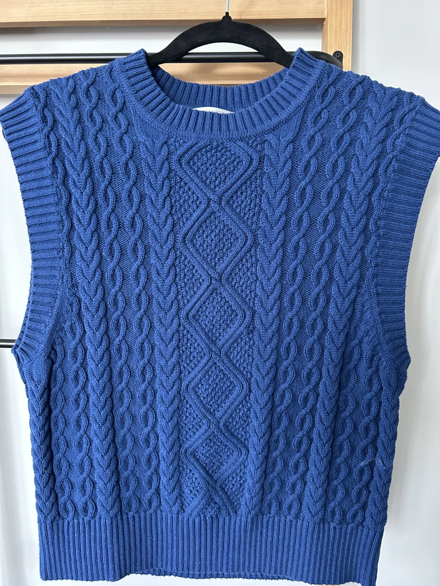 Featured image for Blue wool tank top